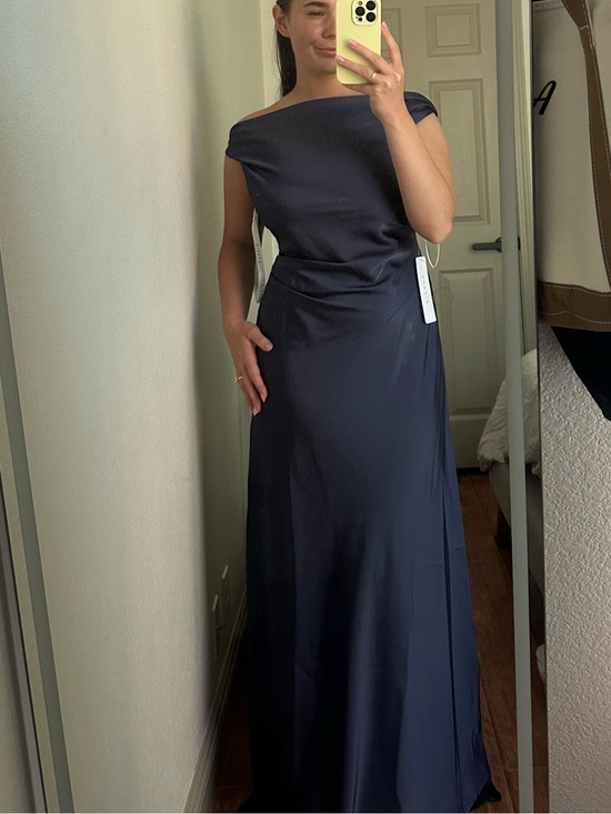 Azazie Dresses & Skirts - Navy Blue Azazie Dress